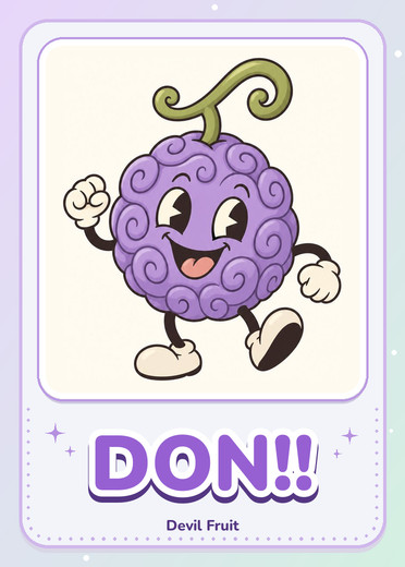 Devil Fruit DON!! card preview