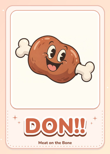 Meat on the Bone DON!! card preview