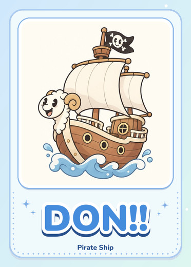 Pirate Ship DON!! card preview