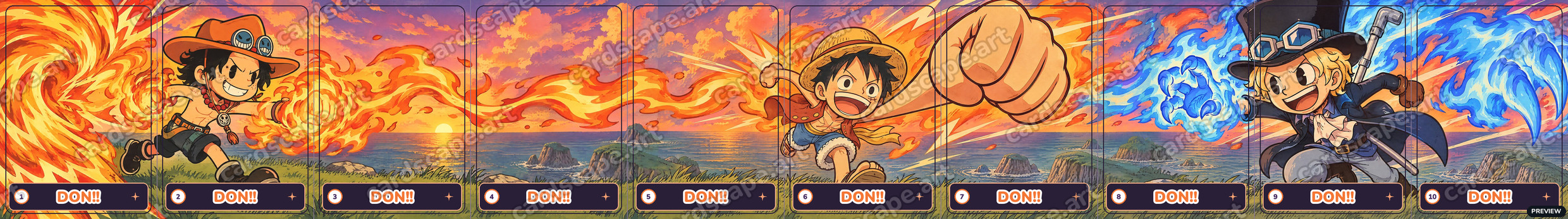 Three Brothers DON!! card preview