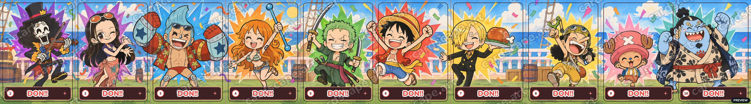 Straw Hat Party DON!! card preview