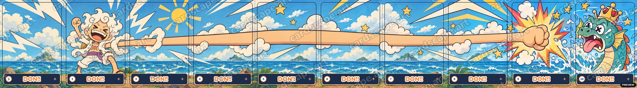 Gear 5 Giant Punch DON!! card preview