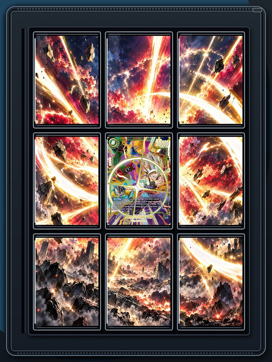 Son Gohan Beast Awakening extended-art binder page preview