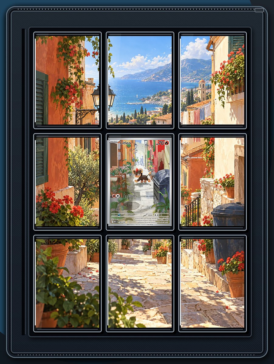 Litleo Seaside Steps extended-art binder page preview