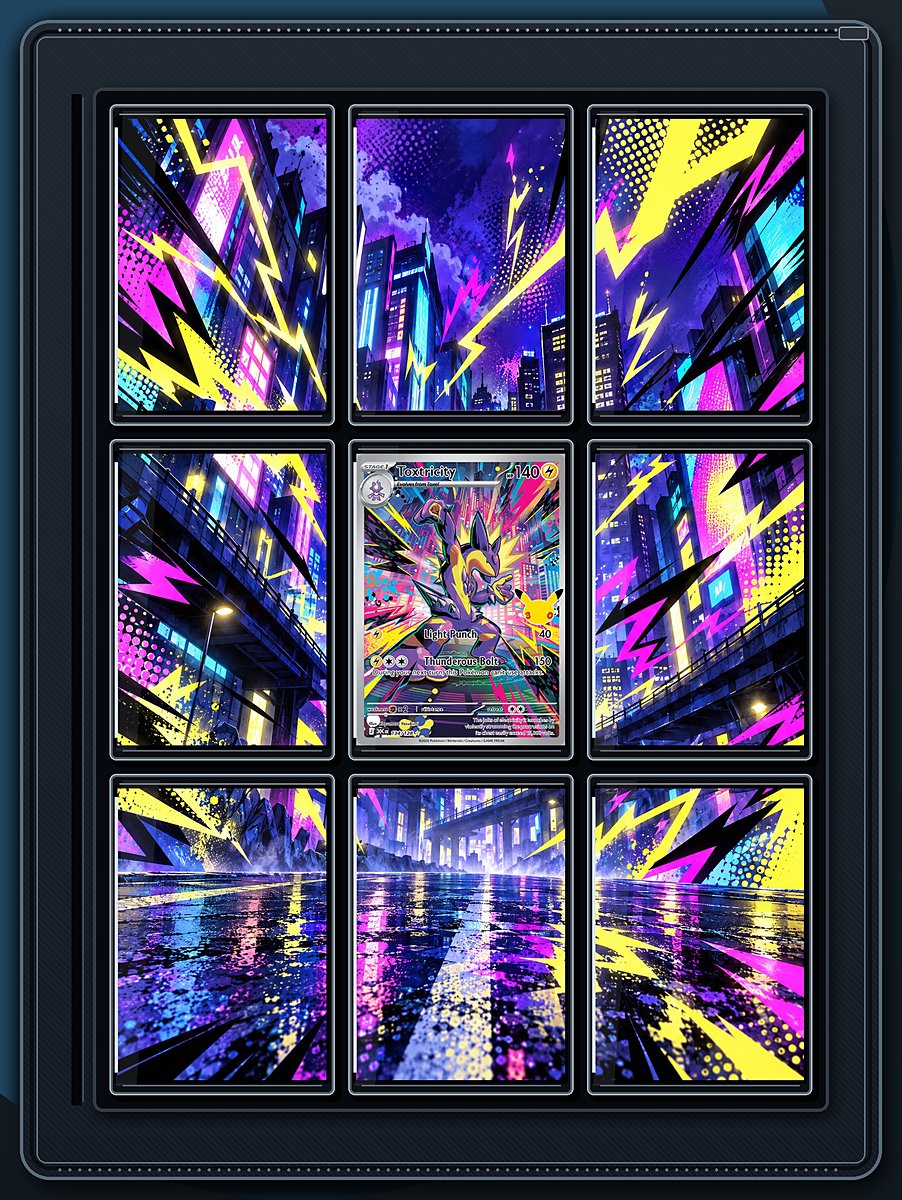 Toxtricity Electric Encore extended-art binder page preview