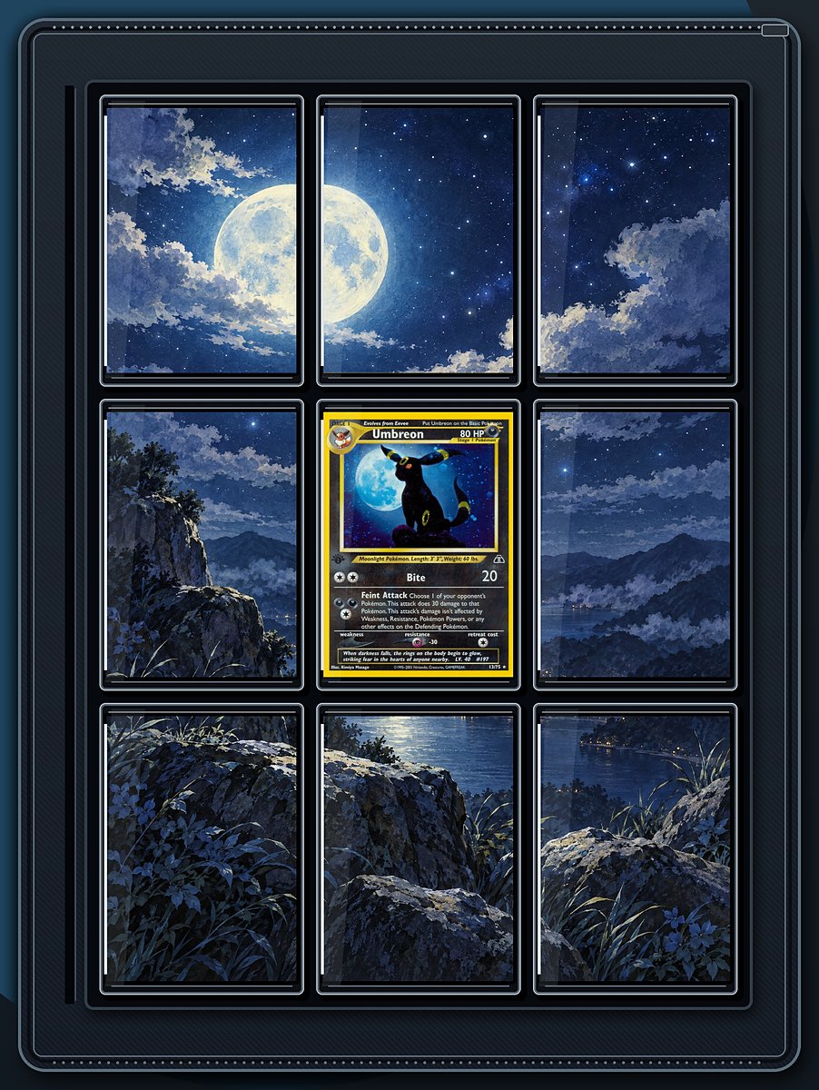 Neo Discovery Umbreon Full Moon extended-art binder page preview